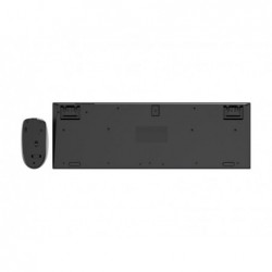 GEMBIRD Zestaw bezprzewodowy dual mode klawiatura + mysz 2.4 GHz + BT slim układ US kolor czarny
