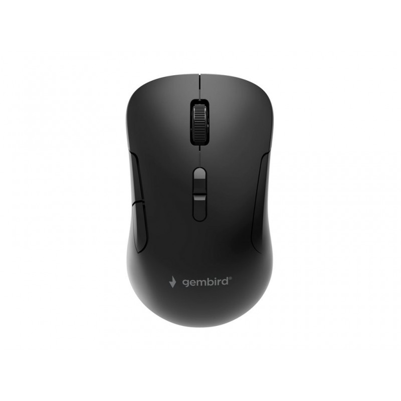 GEMBIRD Mysz bezprzewodowa dual mode 2.4G + BT 7 przycisków kolor czarny