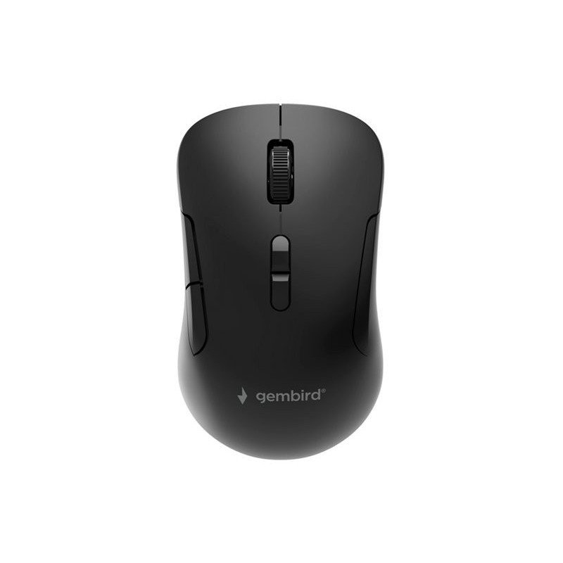 GEMBIRD Mysz bezprzewodowa dual mode 2.4G + BT 7 przycisków kolor czarny