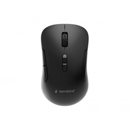 GEMBIRD Mysz bezprzewodowa dual mode 2.4G + BT 7 przycisków kolor czarny