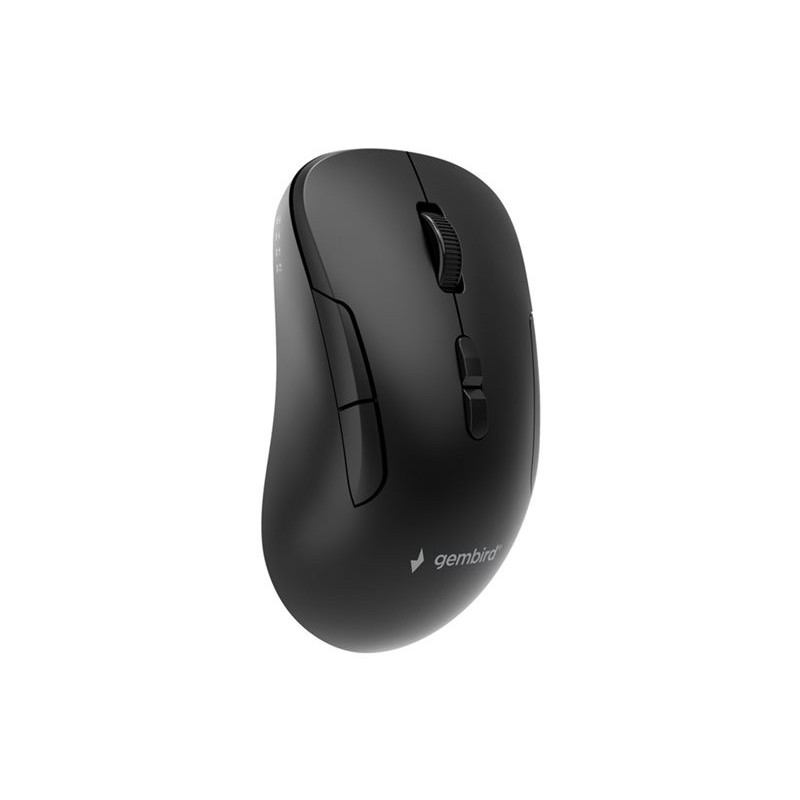GEMBIRD Mysz bezprzewodowa dual mode 2.4G + BT 7 przycisków kolor czarny