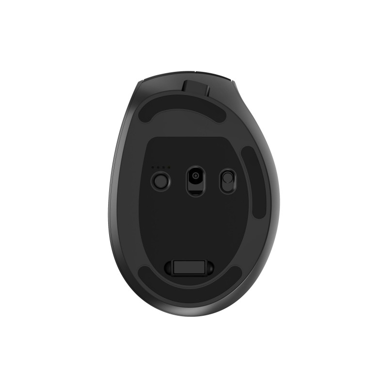 GEMBIRD Bezprzewodowa ergonomiczna mysz tri mode 2.4G + BT + USB 2400DPI 9 przycisków czarna