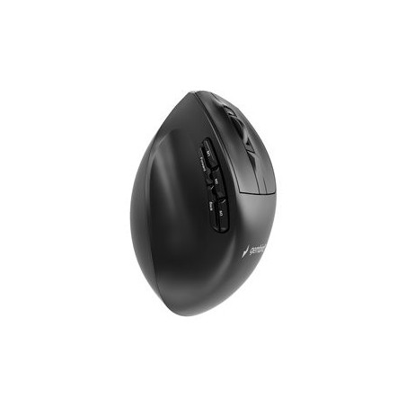 GEMBIRD Bezprzewodowa ergonomiczna mysz tri mode 2.4G + BT + USB 2400DPI 9 przycisków czarna