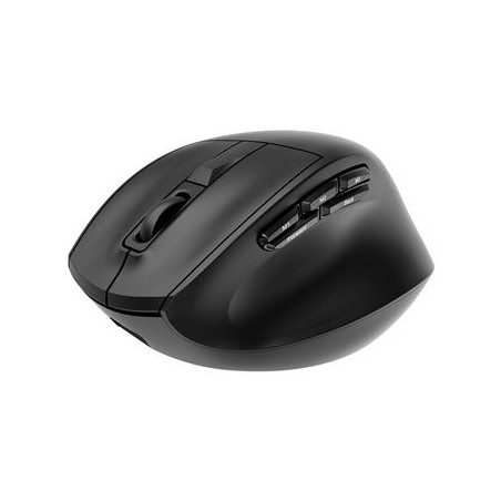 GEMBIRD Bezprzewodowa ergonomiczna mysz tri mode 2.4G + BT + USB 2400DPI 9 przycisków czarna