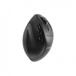 GEMBIRD Bezprzewodowa ergonomiczna mysz tri mode 2.4G + BT + USB 2400DPI 9 przycisków czarna