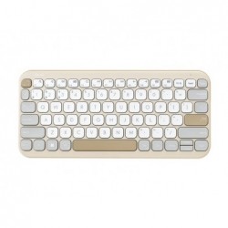 Klawiatura Marshmallow KW100 BT5.0LE/Oat Milk 