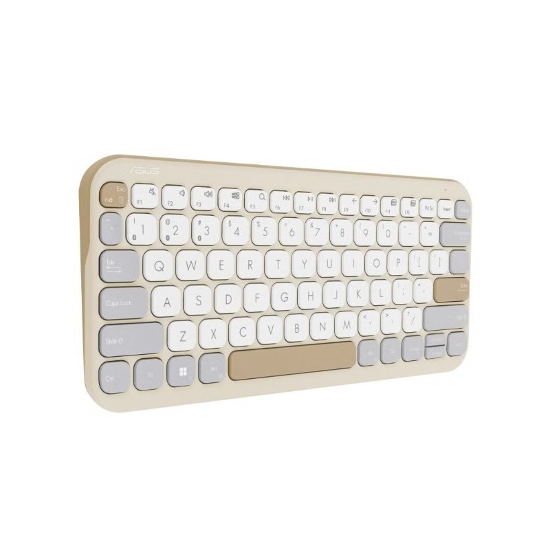 Klawiatura Marshmallow KW100 BT5.0LE/Oat Milk 
