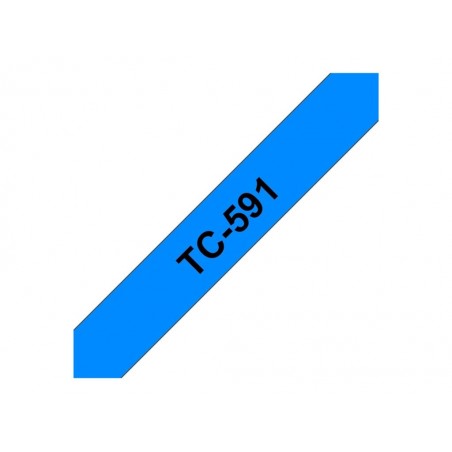 BROTHER TC591 Taśma Brother 9mm BLACK ON BLUE TAPE BROTHER TC591 Taśma Brother 9mm BLACK ON BLUE TAPE