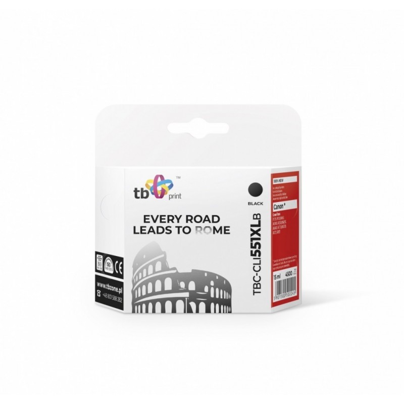 Tusz do Canon PIXMA MX 925 TBC-CLI551XLB BK