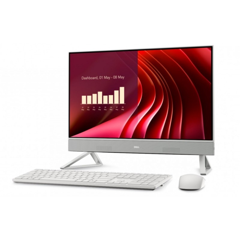 Komputer Dell 24 All-in-One EC24250 Win11Pro i5-1334U/16GB/512GB/23.8 FHD/Intel UHD Graphics/Cam/WLAN+BT/3Y AN + BT/3Y ProSuppor
