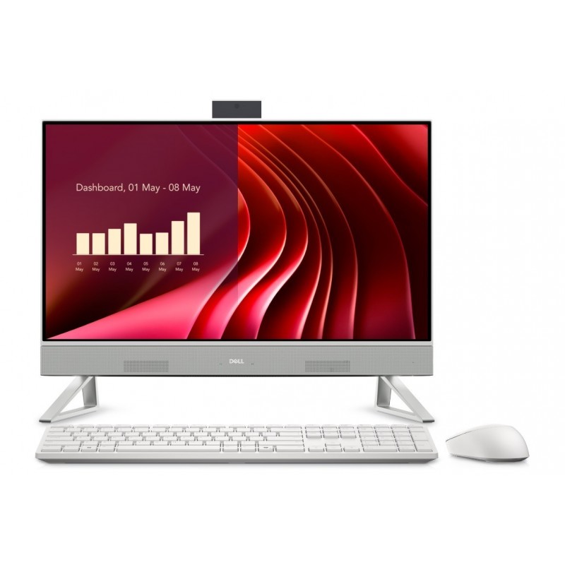 Komputer Dell 24 All-in-One EC24250 Win11Pro CORE 7-150U/  16GB/1TB/23.8 FHD Touch/Intel Graphics/Cam/WLAN + BT/3Y ProSupport