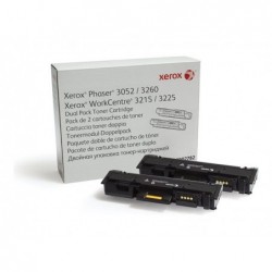 Toner dwupak BLACK 2x3.0k do Phaser3052/3260 WC3215/3225 Toner dwupak BLACK 2x3.0k do Phaser3052/3260 WC3215/3225