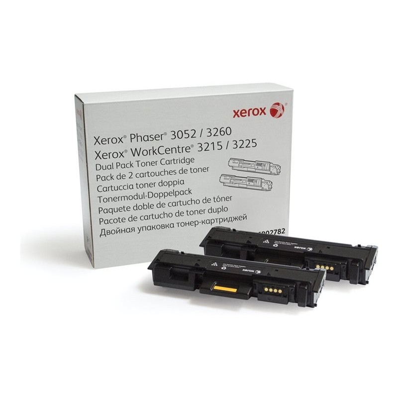 Toner dwupak BLACK  2x3.0k  do Phaser3052/3260 WC3215/3225 