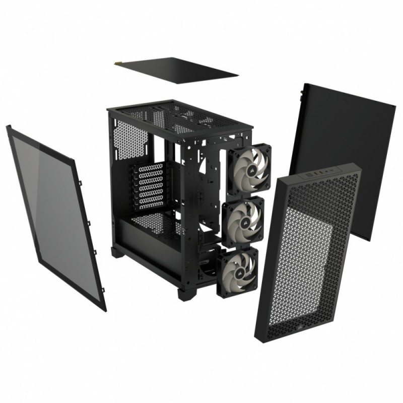 Obudowa 3000D Airflow RGB TG Mid-Tower Czarna Obudowa 3000D Airflow RGB TG Mid-Tower Czarna