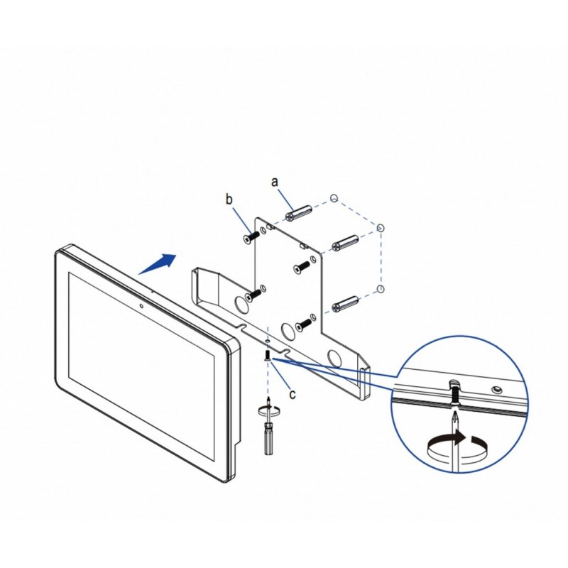 Monitor 10 cali TW1025ALASC B1PNR,10 punktów dotykowych IPS WiFi Monitor 10 cali TW1025ALASC B1PNR,10 punktów dotykowych IPS WiFi
