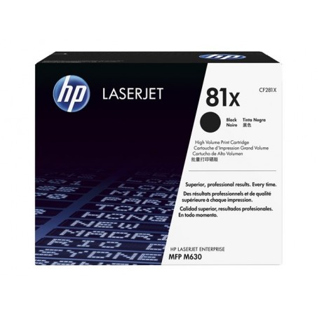 Toner 81X Black 25k CF281X Toner 81X Black 25k CF281X