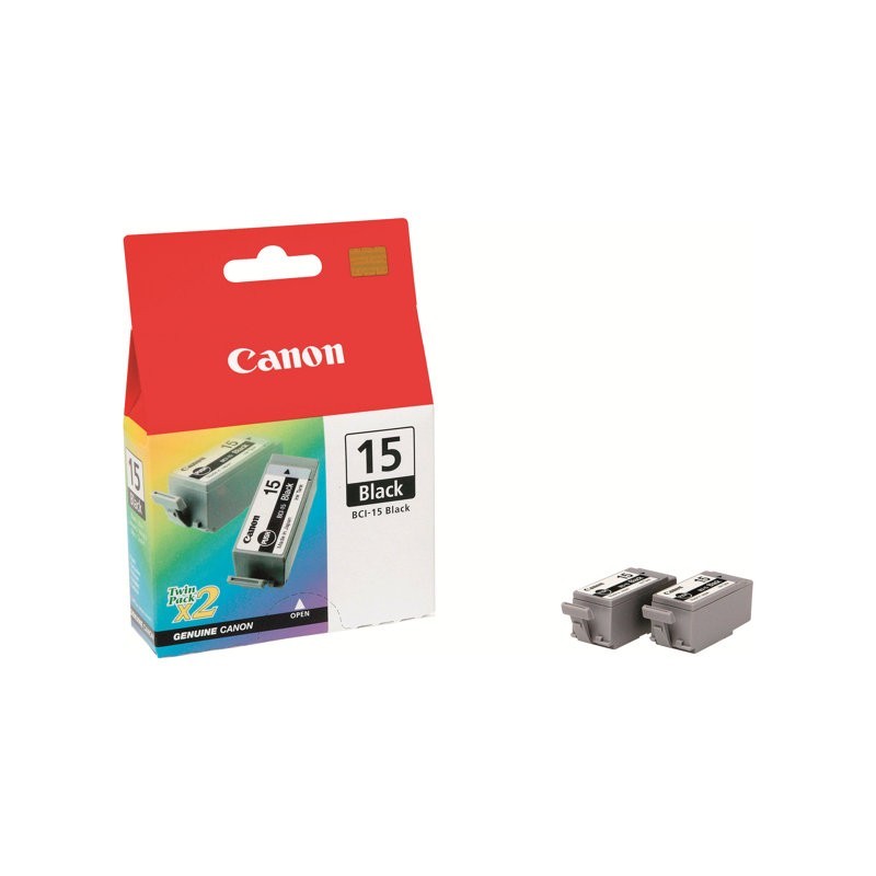 CANON 8190A002 Tusz Canon BCI15K black 2x5.6ml i70/i80