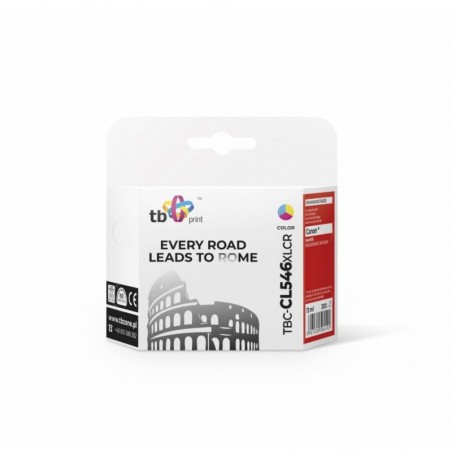 Tusz do Canon PIXMA iP2850/MG2950/2550/2450/MX495 TBC-CL546XLCR Kolor ref. Tusz do Canon PIXMA iP2850/MG2950/2550/2450/MX495 TBC-CL546XLCR Kolor ref.