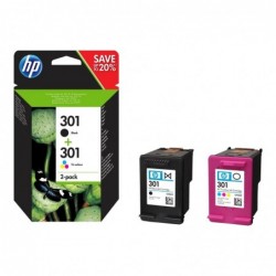Combo Pack Tusz 301bk+cl N9J72AE 