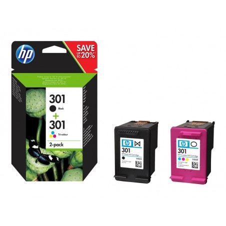 Combo Pack Tusz 301bk+cl N9J72AE Combo Pack Tusz 301bk+cl N9J72AE