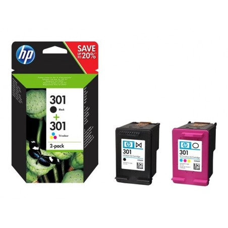 Combo Pack Tusz 301bk+cl N9J72AE Combo Pack Tusz 301bk+cl N9J72AE