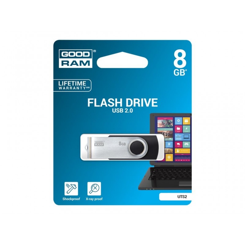 TWISTER 8GB Black USB2.0