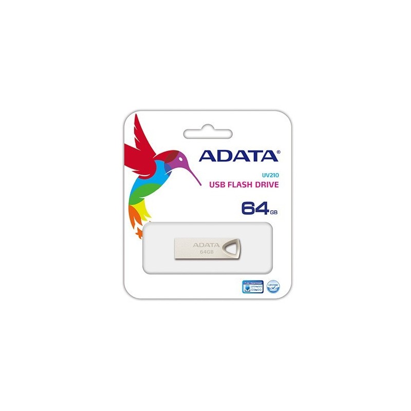 Pendrive DashDrive UV210 64GB USB Metallic Alu Pendrive DashDrive UV210 64GB USB Metallic Alu
