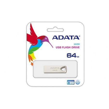 Pendrive DashDrive UV210 64GB USB Metallic Alu Pendrive DashDrive UV210 64GB USB Metallic Alu