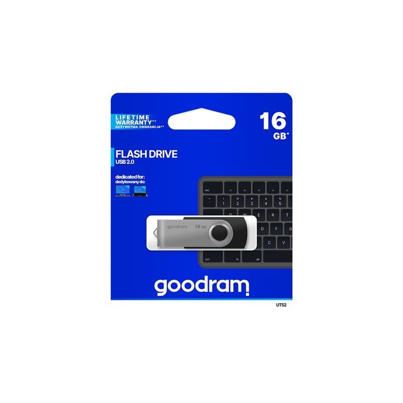 TWISTER 16GB Black USB2.0