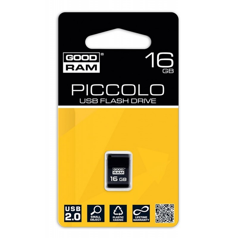 PICOLLO 16GB USB 2.0 Czarny