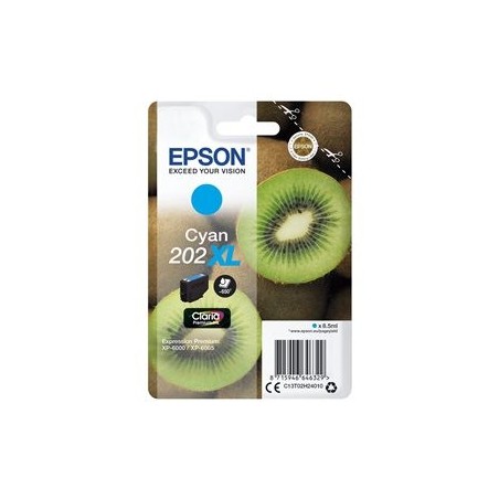 EPSON C13T02H24010 Tusz Epson singlepack 202XL cyan 8,5ml Claria premium EPSON C13T02H24010 Tusz Epson singlepack 202XL cyan 8,5ml Claria premium
