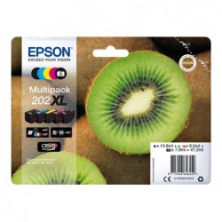 EPSON C13T02G74010 Tusz Epson Kiwi Multipack 202XL CMYK+photo black Claria Premium EPSON C13T02G74010 Tusz Epson Kiwi Multipack 202XL CMYK+photo black Claria Premium