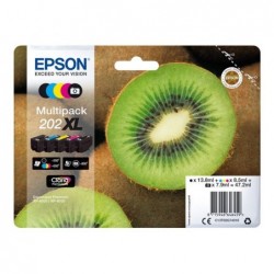 EPSON C13T02G74010 Tusz Epson Kiwi Multipack 202XL CMYK+photo black Claria Premium EPSON C13T02G74010 Tusz Epson Kiwi Multipack 202XL CMYK+photo black Claria Premium