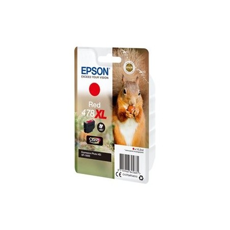EPSON C13T04F54010 Tusz Epson red 478XL 10.2ml Claria photo HD EPSON C13T04F54010 Tusz Epson red 478XL 10.2ml Claria photo HD