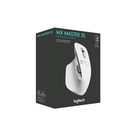 LOGITECH Master Series MX Master 3S Mouse ergonomic optical 7 buttons wireless Bluetooth 2.4 GHz Bolt USB receiver