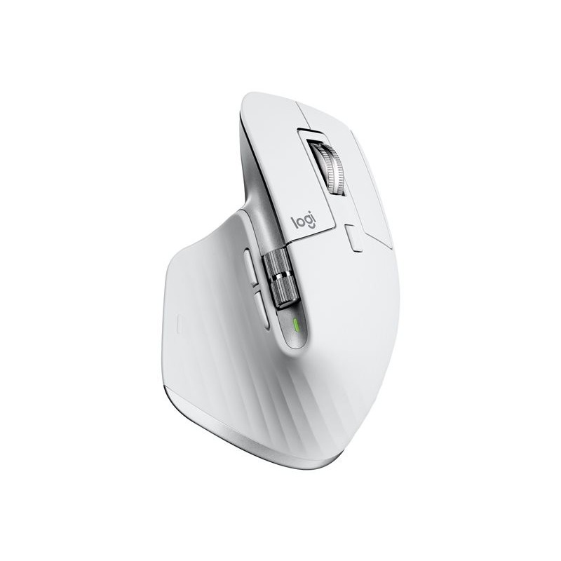 LOGITECH Master Series MX Master 3S Mouse ergonomic optical 7 buttons wireless Bluetooth 2.4 GHz Bolt USB receiver