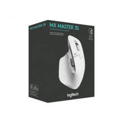 LOGITECH Master Series MX Master 3S Mouse ergonomic optical 7 buttons wireless Bluetooth 2.4 GHz Bolt USB receiver