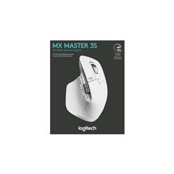LOGITECH Master Series MX Master 3S Mouse ergonomic optical 7 buttons wireless Bluetooth 2.4 GHz Bolt USB receiver