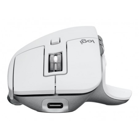 LOGITECH Master Series MX Master 3S Mouse ergonomic optical 7 buttons wireless Bluetooth 2.4 GHz Bolt USB receiver