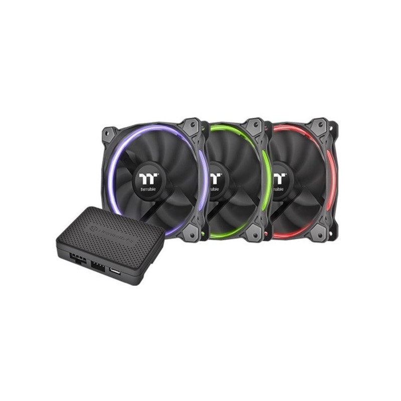 Wentylator Riing 14 RGB TT Premium Edition 3 Pack (3x140mm, LNC, 1400 RPM) Retail/BOX Wentylator Riing 14 RGB TT Premium Edition 3 Pack (3x140mm, LNC, 1400 RPM) Retail/BOX