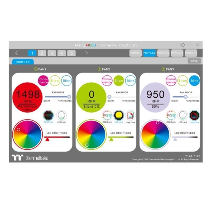 Wentylator - Riing 14 RGB TT Premium Edition 3 Pack (3x120mm, LNC1400 RPM) Retail/BOX Wentylator - Riing 14 RGB TT Premium Edition 3 Pack (3x120mm, LNC1400 RPM) Retail/BOX