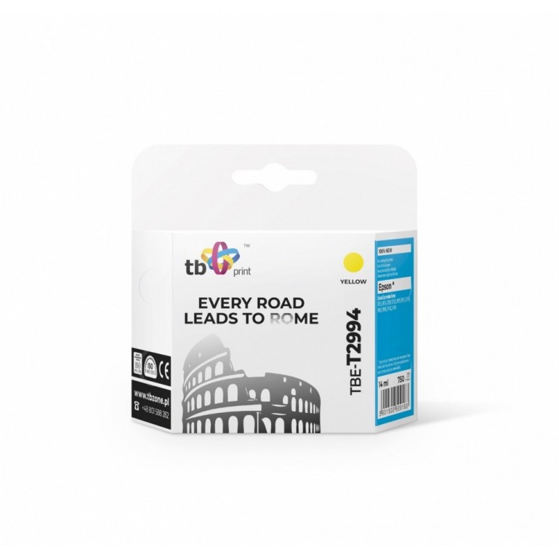 Tusz do Epson XP 235 TBE-T2994 YE 100% nowy