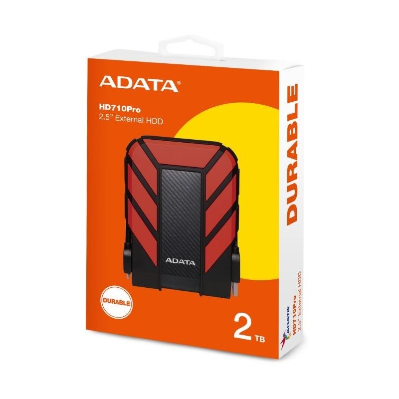 DashDrive Durable HD710 2TB 2.5'' USB3.1 Czerwony DashDrive Durable HD710 2TB 2.5'' USB3.1 Czerwony