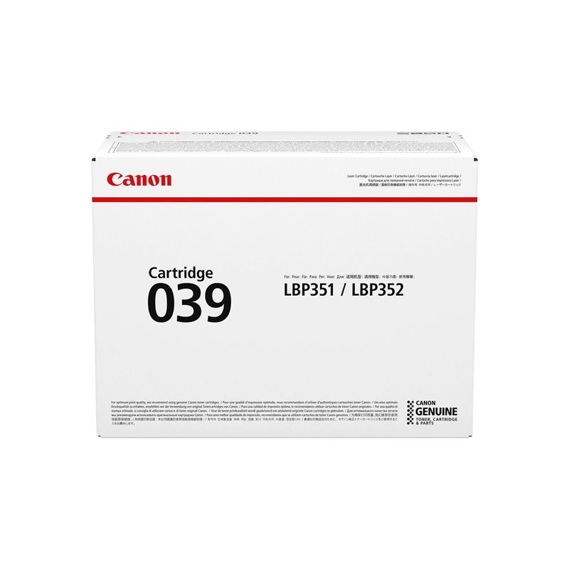 CANON toner CRG 039 standard capacity CANON toner CRG 039 standard capacity