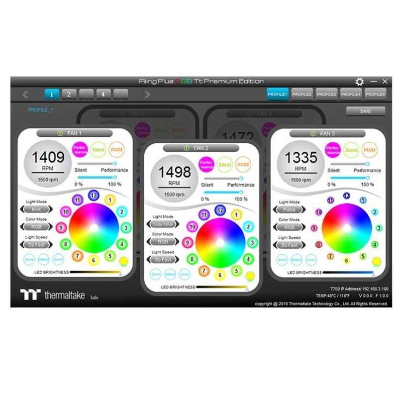 Riing Plus 14 RGB TT Premium Edition 3 Pack (3x140mm, LNC, 1400 RPM) Riing Plus 14 RGB TT Premium Edition 3 Pack (3x140mm, LNC, 1400 RPM)