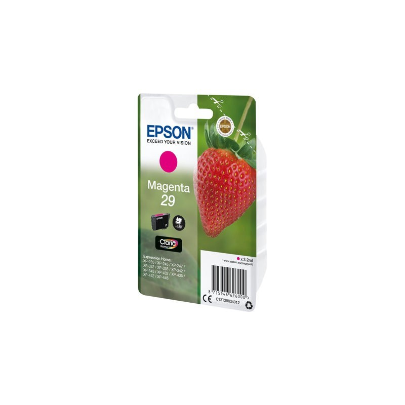 EPSON C13T29834012 Tusz Epson Singlepack magenta 29 Claria Home 3,2 ml