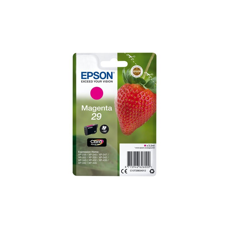 EPSON C13T29834012 Tusz Epson Singlepack magenta 29 Claria Home 3,2 ml