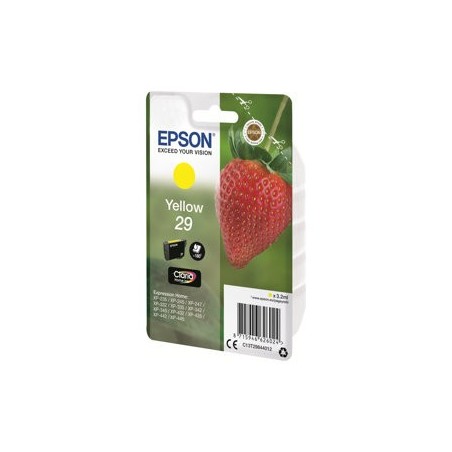 EPSON C13T29844012 Tusz Epson Singlepack yellow 29 Claria Home 3,2 ml EPSON C13T29844012 Tusz Epson Singlepack yellow 29 Claria Home 3,2 ml