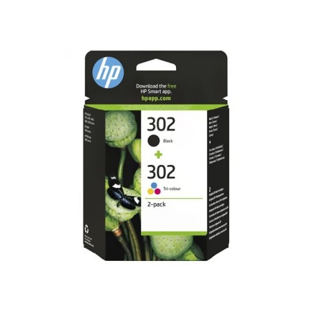 Combo Pack Ink 302BK+CL X4D37AE Combo Pack Ink 302BK+CL X4D37AE