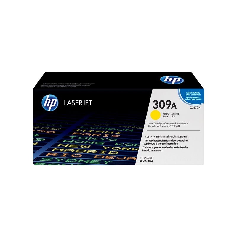 HP Toner nr 309A Q2672A Yellow 4K 